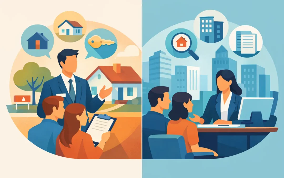 Asesor inmobiliario o agencia: qué te conviene